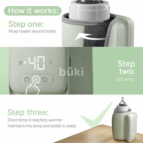 Portable Baby Bottle Warmer – Fast Heating On-The-Go
